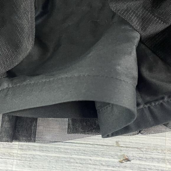 PETITE JR Baby Girl Black Dress XS 3-6 mths Bonnet Hair Bow Wedding Dedication 3 - Picture 6 of 13